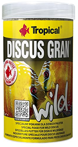 TROPICAL DISCUS GRAN WILD 250ml / 110g - Cibo granulare multi-ingrediente che affonda lentamente per discus