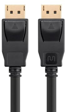 Monoprice Select Series DisplayPort 1.2 Cable, 15ft Black