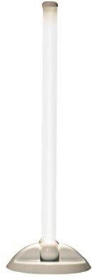 MÜLLER-LICHT 400161, LED Batterieleuchte mit Universeller Wand- und Tischhalterung inklusiv integriertem 2-Stufendimmer, 4 x AAA Batterien, Aluminium, 1 W, silber, 3 x 26.7 x 9 cm
