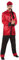 Eurocarnavales - Cs926289/m - Costume Chinois Taille M, Rouge