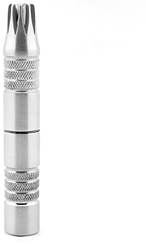 Haryali London, Manual Ear & Nose Hair Trimmer for Men & Women, Battery-Free Stainless Steel Grooming Clipper, Portable Precision Hair Remover Tool