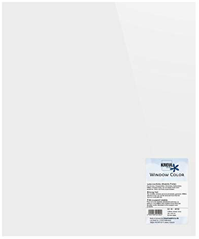 KREUL 40192 - Window Color Laternenfolie, ca. 33 x 40 cm, transparente Folie zum Basteln von individuellen Laternen