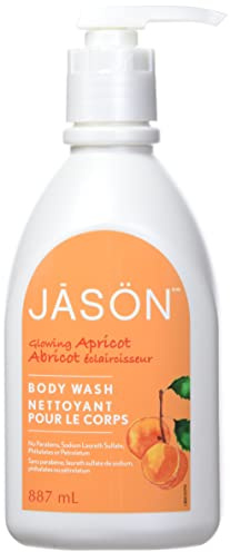 Body Wash, Glowing Apricot, 30 fl oz (887 ml) - Jason Natural