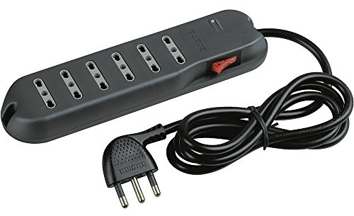 BTicino 3631GBF Ciabatta Multipresa Slim6, Antracite