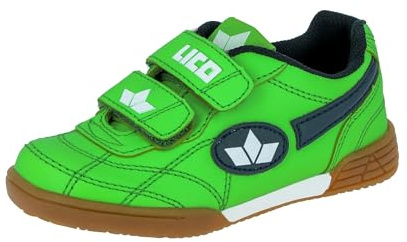 Lico Unisex Kinder Bernie V Hallenschuhe, Grün Marine Weiß, 30 EU