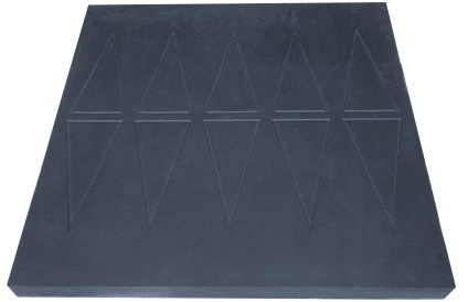 Aidapt Rubber Threshold Ramp 760x760mm.No Fixing Required,Kerbs,Doorways,Split Level Rooms,Wheelchair,Scooter,Rollator,Walking Frame,Disability Access Ramp,Non-Slip,Cut to Size,Durable,Hard Wearing