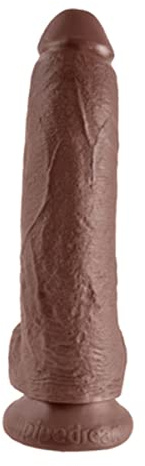 Pipedream King Cock 9 Cock with Balls Brown - 1 unidad