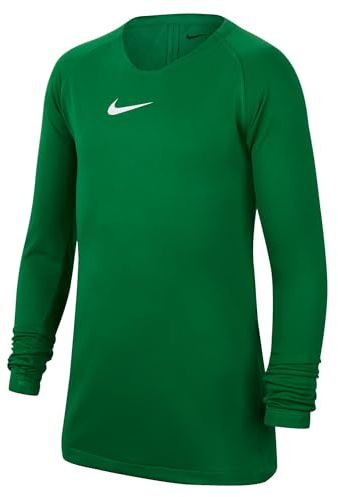 Nike Park First Layer Top Kids, Maglia Termica Maniche Lunghe Bambino, Verde, M