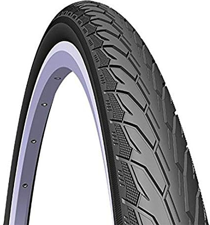 Rubena/Mitas Unisex Flash 26 x 1,75 x 2 punzone APS nero 26 x 1,75 1 mm anti perforazione sistema Touring, trekking pneumatico X1, dimensioni
