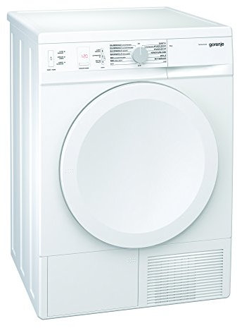 Gorenje D8450N Sèche-linge avec pompe à chaleur 8 kg SensoCare, avec ioniseur d'air IonTech, départ différé (24 h), blanc avec tambour en inox