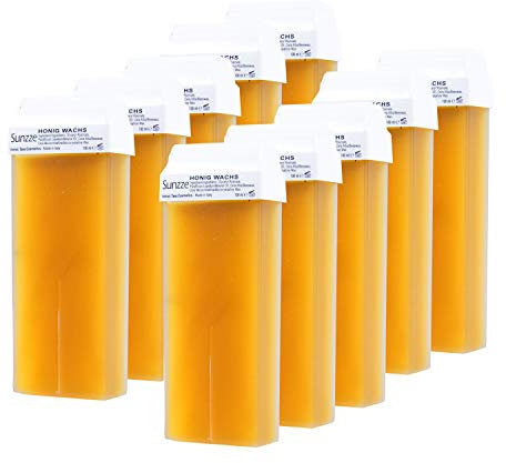 Sunzze 10 x Wachspatrone Honig 100 ml
