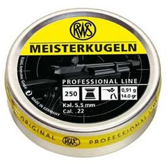 RWS Meisterdugeln .22 Caliber 14.0 G Airgun Pellets