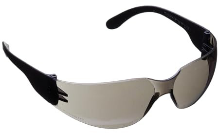 Blackrock Safety Glasses Dark Matte Black/Smoke, Polycarbonate Anti-Scratch Lens, For Work, Eye Protection, Protective, Shooting, Cycling, Mens Womens Unisex, Good Viewing, Laboratory, Gardening