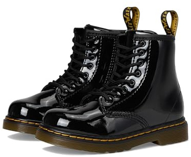 Dr. Martens Brooklee Boot (Toddler),Black Patent Lamper,9 UK (10 M US Toddler)