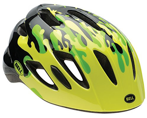 Bell Kinder Fahrradhelm Zipper, Pop Green Splat, 47-54 cm, 210096003