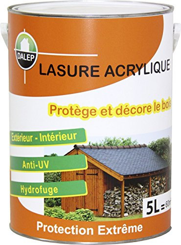 Lasure bois - protection extrême - chêne moyen DALEP - 1 Litre