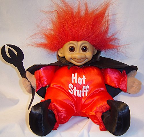 Russ Berrie Hot Stuff 7 Devil Troll Doll w/Cape & Pitchfork