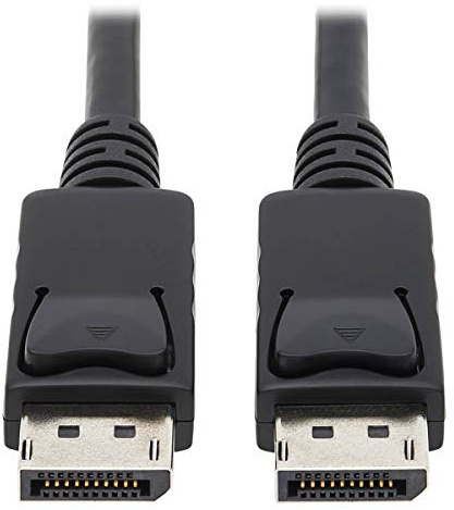 TRIPP LITE DisplayPort Cable with Latches (M/M), DP to DP, 4K x 2K, 6-ft. (P580-006), Black