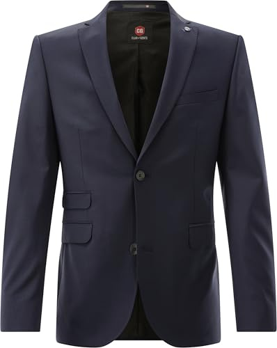 Club of Gents Amf-Cliff SS, Veste de Costume homme Bleu (Blau 62), FR: 60 (Taille fabricant: 58)