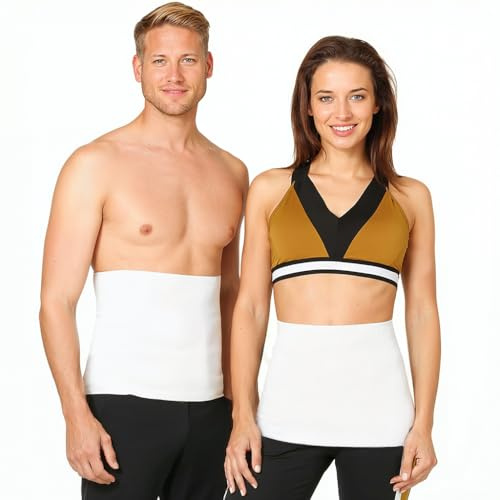 BeFit24 Ceinture Lombaire Thermique en Laine Angora pour Homme et Femme – Protège Reins et Dos, Ceinture Chauffante douce et respirante, maintien dorsal confortable pour usage quotidien