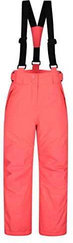 Mountain Warehouse Falcon Extreme Kids Ski Pants | Boys & Girls Warm Waterproof Snow Trousers with Taped Seams, Elastic Waistband Salopette for Comfy Fit, Winter & Snowboarding