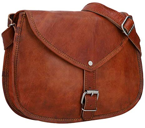 Gusti Borsedna in pelle - Borsa da spalla Charleen Borsa in pelle da sera in pelle marrone vintage