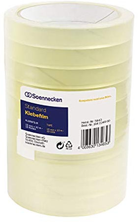 Soennecken Klebefilm 5845 15mmx66m transparent 10 St./Pack.