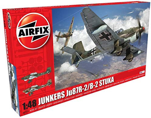 Junkers JU87B-2/R-2, 1:48, Modellbausatz, Grau