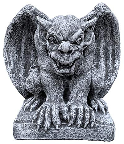 Gargoyle, statuetta in pietra, resistente al gelo, resistente alle intemperie