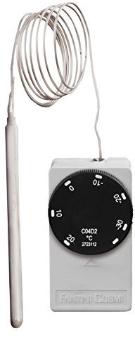 Fantini Cosmi C04D2 Termostati a Capillare e Bulbo, Montaggio a Distanza
