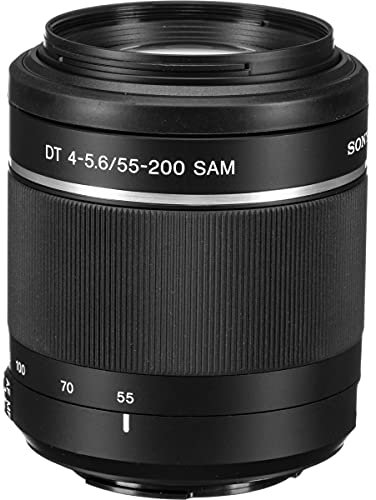 Sony 55-200 mm f/4-5.6 SAM DT Teleobjektiv für Sony Alpha Digital SLR Kameras