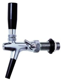ich-zapfe.de Robinet tireuse a Biere, Robinet compensateur - chromé, 10 mm Version
