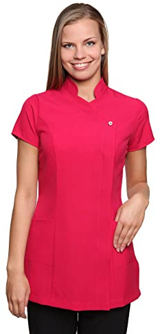 Mirabella Health & Beauty Freya Beauty tunika uniform för kvinnor, fuchsia, 40