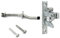 Wyre Direct Gate Latch - Gate Locks for Wooden Gates - Garden Gate Latch, Heavy Duty Gate Latch - Self Locking Gate Catch Automatic Gate Latches with Striker & Screws - Hot Dipped Galvanised