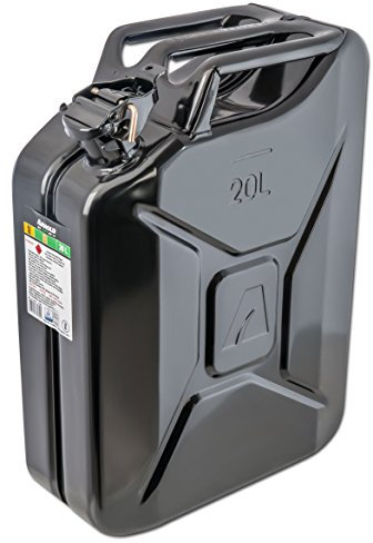 ARNOLD 6011-X1-2002 Metall-Kraftstoffkanister 20L, Schwarz