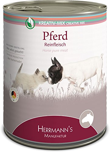 Herrmanns - Cavallo al 100%, confezione da 6 (6 x 800 g)