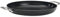Pentole Agnelli Alblack Bratpfanne aus Aluminium, 3 mm dick, mit 2 Griffen aus Edelstahl, Schwarz 36 cm schwarz