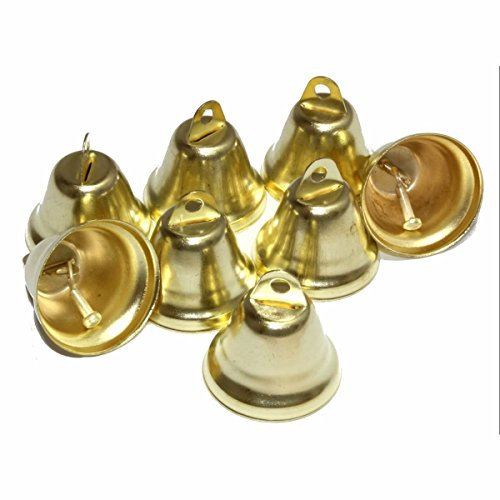 50 Deko-Mini Glocken - 30x20 mm - Goldfarbend - Kleenes Traumhandel® - Weihnachtsglocken