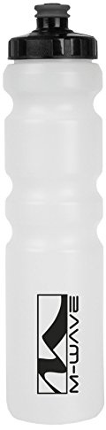 M-Wave 340370.0 Bidón, Unisex Adulto, Blanco, 1000 CC