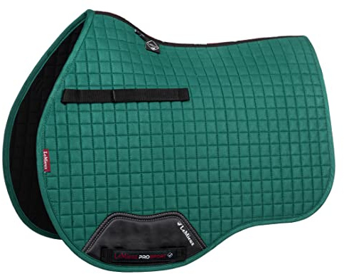 LeMieux General Purpose Suede Square Saddle Pad - English Saddle Pads for Horses - Equestrian Riding Equipment and Accessories (Peacock - Large)