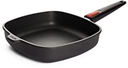 Woll 1626N Nowo - Padella Quadrata in Titanio, 26 x 26 cm, Altezza 6,5 cm, Manico Rimovibile