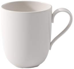 Villeroy och Boch New Cottage Basic kaffekopp, 350 ml, höjd: 9 cm, premium porslin, vit | Porslinsmugg, för en morgonkaffarrutin, premiumporslin, tillverkad i Tyskland