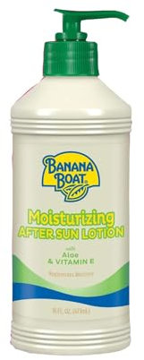 Banana Boat Aloe After Sun Lotion Pump 16 Ounce (473ml) (2 Pack)