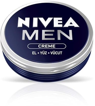 NIVEA Men Creme (75ml), Intensive Everyday Moisturising Cream for Whole Body, Fast-Absorbing Face, Body and Hand Cream, with Vitamin E and Aloe Vera Formula