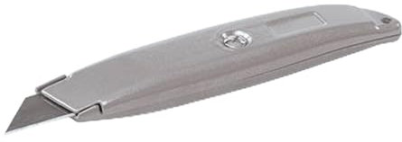 Silverline Retractable Knife 150mm Silver (240590)