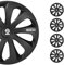 Satz Sparco Radzierblenden Sicilia 14-Zoll Schwarz/Karbon