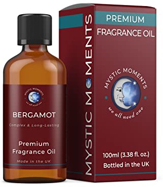 Mystic Moments | Bergamot Fragrance Oil 100ml - Perfect for Soaps, Candles, Bath Bombs, Oil Burners, Diffusers and Skin & Hair Care Items