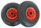 TRUTZHOLM 2x Sackkarrenrad 3.00-4 260x85 mm Luftrad Bollerwagenrad Sackkarrenräder Ersatzrad 4PR mit Kugellager 120 kg Tragkraft