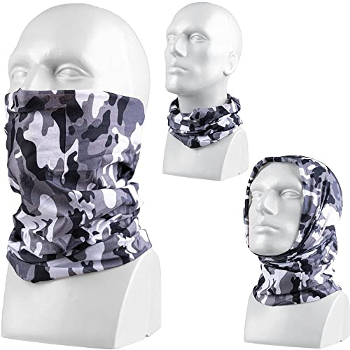 Mil-Tec Multifunktionstuch Headgear (Urban) • Schlauchtuch Herren & Damen • Atmungsaktiver Loop Schal & Gesichtsschutz • Als Outdoor Tuch, Sturmhaube, Halsband & Kopftuch • Einheitsgröße