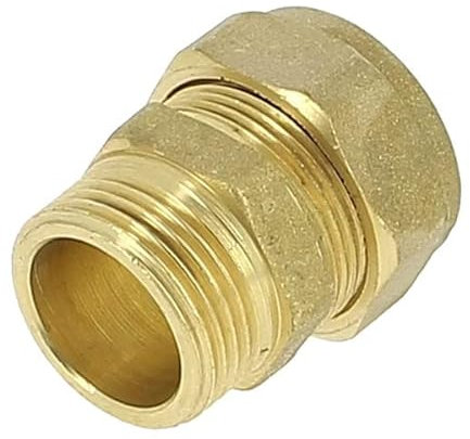 Arcanaute - Raccord laiton bicône - Raccord bicône droit Mâle 3/4 (20/27)-Cuivre 22